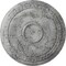 Ekena Millwork Caputo Ceiling Medallion (Fits Canopies up to 6"), 24 1/4"OD x 1 1/2"P, Ultra Pure White Crackle CM24CAUWC - alternate 1